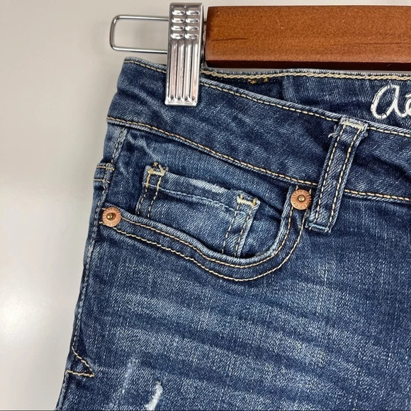 Aeropostal Distressed Lola Jeggings Sz 000 - Picture 4 of 10